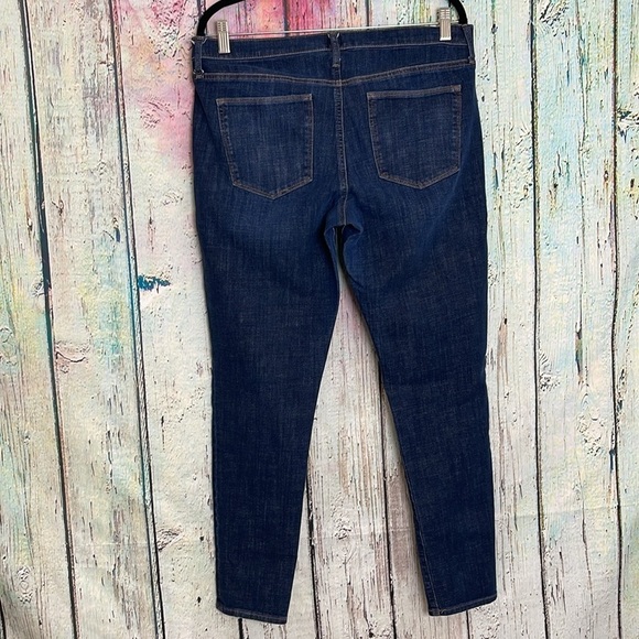GAP Blue Skinny Jeans Classic Fit 32R - Picture 3 of 4